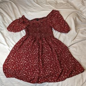 Trixxi XL red floral dress
